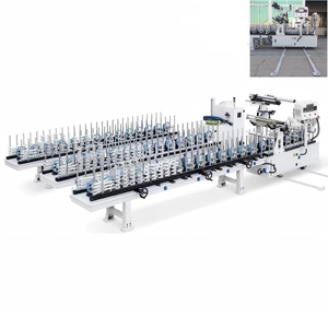 Machine automatique <span class=keywords><strong>de</strong></span> placage <span class=keywords><strong>de</strong></span> profilés <span class=keywords><strong>de</strong></span> cadres <span class=keywords><strong>de</strong></span> portes avec colle thermofusible PUR, pour cadres <span class=keywords><strong>de</strong></span> portes en aluminium/UPVC/<span class=keywords><strong>bois</strong></span>, placage <span class=keywords><strong>de</strong></span> placages/PVC - Product Image 1