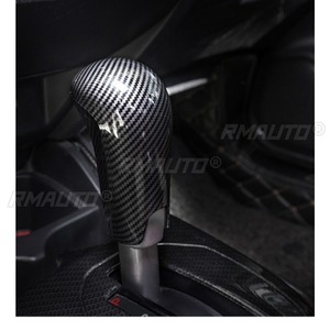 Cubierta de pomo de palanca de cambios para coche, embellecedor de la palanca de cambios, kit de carrocería para Honda Fit GK5 2014-2018, accesorios para coche - Product Image 4
