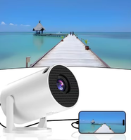 Projecteur portable M5 Hy300mini à succès, 500 lumens, double Wi-Fi, projection sans fil de téléphone portable