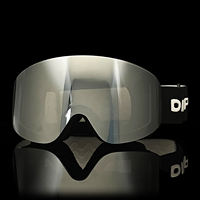 Masque de ski et de snowboard classique sans monture, anti-buée, UV400, miroir