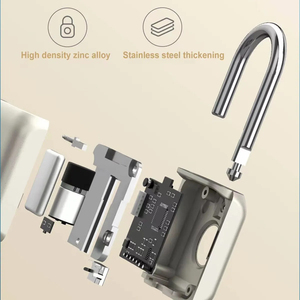 Travel Bag Locker Shoulder Bag Smart Anti-theft Mini Bluetooth <b>Padlock</b> Dormitory Home Secuiry Cabinet Smart Digital Door Lock - Product Image 4