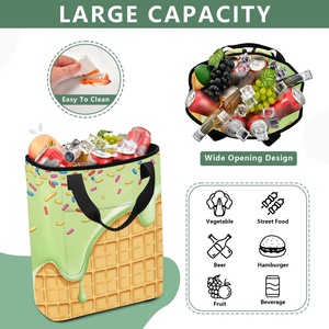 Sac à dos isotherme grande capacité 30L, design personnalisé Hawaï, pour le déjeuner, les courses, la livraison de nourriture, les voyages, la plage et les pique-niques - Product Image 4