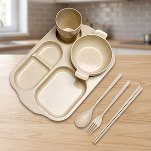 Wellbest WB 2025 Nuevo Juego de Tazón y Cuchara de Silicona sin BPA con Diseño Sólido, Mango de Flujo Variable, Platos y Utensilios para Niños de Grado Alimenticio - Product Image 3