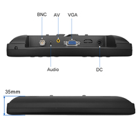 Moniteur TFT-LCD industriel mini 7 pouces, 8 pouces, 9 pouces, écran tactile LED pour CCTV, POS, écran médical, bureau, mur, intégré, en stock