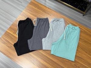 Pantalon de détente ample et respirant pour femme en coton modal doux, taille haute, avec cordon de serrage, drapé, décontracté, avec poches - Product Image 3