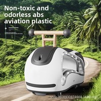 Voiture porteur arachide Mishore à piles pour 0-24 mois, anti-basculement, avec fonction assise et glissante, utilisation silencieuse intérieur/extérieur