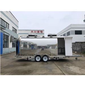 Camioncino per Fast Food in Acciaio Inox a Forma di Caterpillar con Alimentazione 220V per Hotel e Uso Domestico - Product Image 3