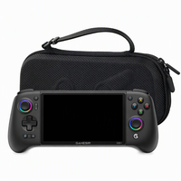 Étui rigide 250x120x60mm pour ANBERNIC RG557 GameSir G8 + sac de rangement EVA 225g pochette de jeu à double fermeture éclair