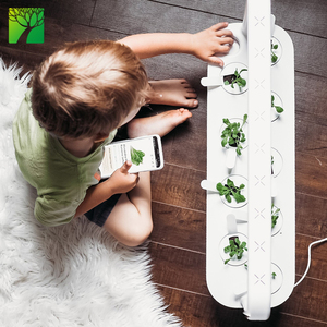 Prix de gros d'usine LED hydroponique lumière pour plantes potagères produit de jardinage intelligent 9 kit de culture d'herbes d'intérieur - Product Image 6
