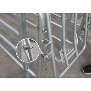 Équipement d'élevage porcin personnalisable de haute qualité Caisse de gestation porcine galvanisée à chaud - Product Image 4