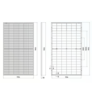 SOLAR Bifacial Solar Panels Efficiency 460w 470w 480W Pv Bifacial Solar for Energy Storage System - Product Image 3