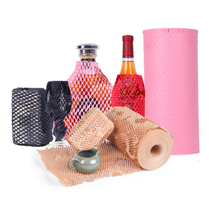 Duurzaam schokabsorberend materiaal, bescherming voor fragiele vazen bij logistiek, honingraatpapierrol - Product Image 1