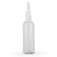 Bouteille en plastique PET vide pour les soins médicaux Pulvérisateur nasal et de gorge Personnalisé 60ml 100ml 120ml Emballage cosmétique avec pulvérisateur à pompe