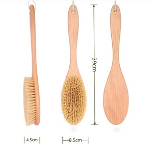 Vente en gros <span class=keywords><strong>de</strong></span> fournitures <span class=keywords><strong>de</strong></span> salle <span class=keywords><strong>de</strong></span> <span class=keywords><strong>bain</strong></span> Brosse à poils en fibre <span class=keywords><strong>de</strong></span> sisal végétalienne en bois à long manche Massage <span class=keywords><strong>Bain</strong></span> Douche Dos Spa Brosse <span class=keywords><strong>de</strong></span> <span class=keywords><strong>bain</strong></span> - Product Image 2