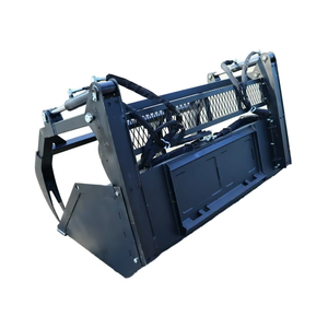 Cubo multiusos SkidSteer <span class=keywords><strong>Grapple</strong></span> de 82 pulgadas, accesorios para cargadora de dirección deslizante, cubo con pinza para manejo de alimentación - Product Image 6