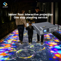 Projecteur extérieur 4K étanche populaire, machine de jeu interactive de projection holographique 3D sur sol pour parcs et centres commerciaux