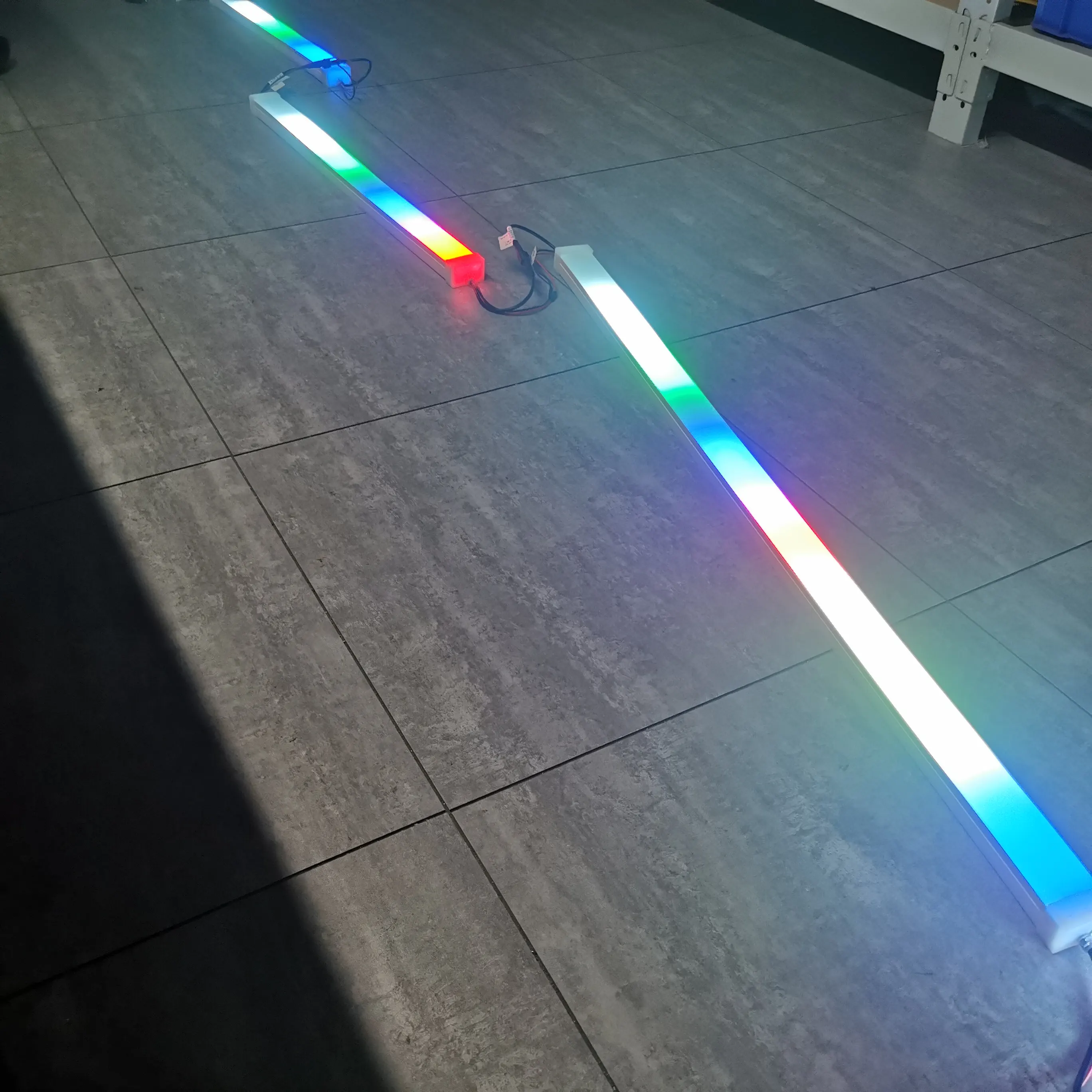 40Mm Neon Led 220V Rgbic Product Groothandel Prijs Flexibele Neon Licht Tubing Neon Touw Voor Kamer Decoreren Licht