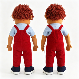 Marioneta de personaje infantil personalizada, marioneta de ventrilocuidador, marioneta de peluche para niños, marioneta con boca móvil, set de marionetas de mano para niños - Product Image 4
