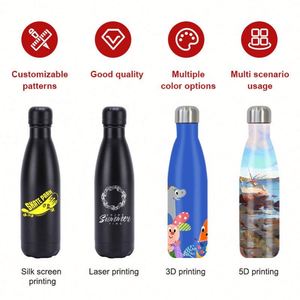 Design 500Ml 750Ml 1000Ml Vacuum Insulated Travel Leak-Proof Double Walled Cola Shape Stainless Steel Water Bottle - Product Image 4