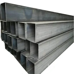 FACO Schweißmetallrohrmöbel schwarz geschweißtes Karbonstahlviereckiges rechteckiges Stahlrohr 50 x 100 100 x 200 200 x 300 RHS-Rohr