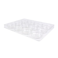 Plateau Blister en plastique PVC PET transparent personnalisé pour Dessert alimentaire 12 trous Macaron biscuit Donut Cupcake emballage d'affichage