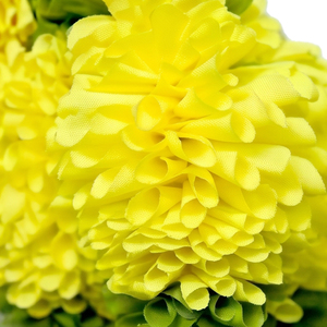 Guirnalda Floral Artificial Amarilla con Perlas Colgantes, Decoración para Bodas, Festivales, Templos y Eventos - Product Image 3
