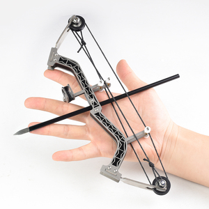 SYQT Acier Inoxydable Petite <span class=keywords><strong>Poulie</strong></span> <span class=keywords><strong>Arc</strong></span> et Flèche Ensemble pour la <span class=keywords><strong>Chasse</strong></span> pour Parent-Enfant Loisirs de Plein Air Sports Tir - Product Image 2