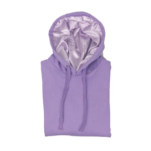 Sweat à capuche surdimensionné pour homme en coton 100% avec logo personnalisé, doublure en satin de soie - Product Image 5