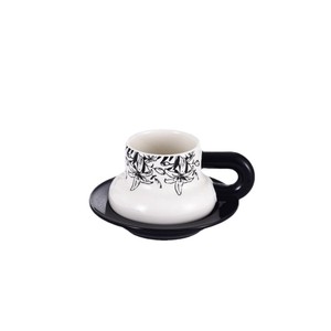 380ml <span class=keywords><strong>tasse</strong></span> en céramique <span class=keywords><strong>Vintage</strong></span> Dundun Floral nouveauté Latte Art <span class=keywords><strong>tasse</strong></span> à café pour fête moderne affaires créatif - Product Image 5