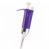 Micropipette à volume fixe réglable en 5 étapes, pipette de laboratoire
