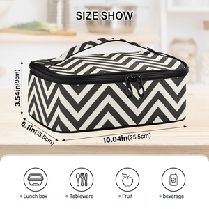 Professional Promotional Custom Sublimation Print Insulated Thermal Cooler <b>Lunch</b> <b>Bags</b> for Kids Adults Food Delivery - Product Image 3