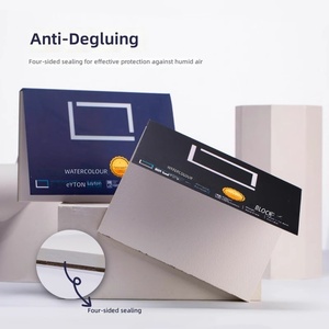 Bloc de papier pour peinture à l'aquarelle <span class=keywords><strong>Leyton</strong></span> LD1852, épaissi, 27*19,5 cm, 300 GSM, pur coton pressé à froid, 20 feuilles - Product Image 3