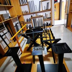 Chân bàn kim loại thép cho đồ nội thất nhà hàng, cơ sở công nghiệp nặng với lớp phủ chống gỉ - Product Image 6