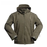 Vestes Softshell Vertes Imperméables pour Hommes Chasseurs en Gros