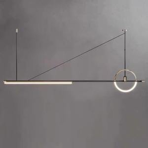 Nueva Lámpara Colgante de Estilo Nórdico Moderno y Minimalista, Tira Larga para Comedor, Barra, Recepción, Iluminación para Diseño de Salas de Exhibición - Product Image 6