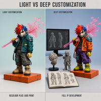 Figurine d'action militaire miniature OEM personnalisée en PVC, jouet de collection, figurine d'art, boîte mystère pour collectionneurs