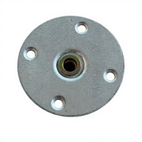 Plaque de fixation ronde en métal pour meubles avec vis et écrou pour pieds de canapé, table, armoire, lit et accessoires