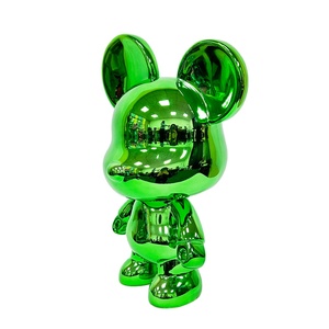 Escultura de decoración de Bearbricks personalizada de alta calidad, decoración de tienda de oso violento/Decoración de tienda, mascota de resina bonita - Product Image 1