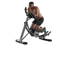 Máquina de Abdominales Plegable y Silenciosa, Entrenador Abdominal de 9 kg, Equipo para Adelgazar la Cintura y Tonificar el Abdomen