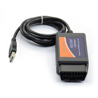 Elm327 USB Original Chip PIC18F2480 Perangkat Lunak Elmconfig FT232RL OLIVER Kualitas Tinggi Pemindai Kode OBD untuk Banyak Mobil