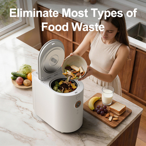 Broyeur de déchets alimentaires domestique OEM 2,5 L, composter de cuisine silencieux, composter intelligent pour déchets alimentaires avec filtre à charbon de 1,5 L - Product Image 5