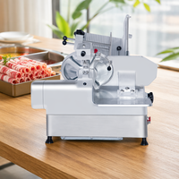 Nouvelle machine à découper la viande congelée entièrement automatique et réglable pour usage en restaurant, viande de bœuf - 220V 550W, lame en acier inoxydable, garantie 1 an