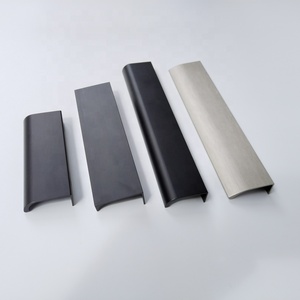 Aluminum Profile Furniture Handle Concealed Edge Pulls L Shape for Home Kitchen Living Room <strong>Door</strong> Drawer Cabinet - Product Image 3