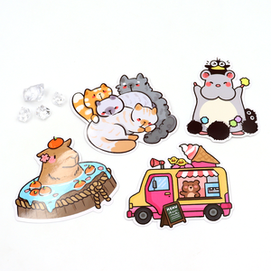 สติกเกอร์ตกแต่ง PVC กันน้ำ พิมพ์โลโก้ตามสั่ง ตัดตามรูป ฉลากกาวถาวรสำหรับงานอุตสาหกรรม มีตัวอย่างฟรี - Product Image 2