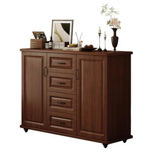<span class=keywords><strong>Commode</strong></span> en bois massif avec tiroirs et portes, armoire de rangement moderne pour chambre à coucher, disponible en 3/4 tiroirs - Product Image 6