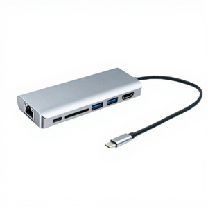 Adaptador Typechub tipo C a HDMI 6 en 1 con lector de tarjetas USB3.0 LAN SD para ordenador portátil y de escritorio - Product Image 3
