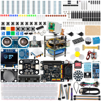 Kit de Laboratorio de IA Sunfounder para Raspberry Pi 5/4/3b+/zero 2w, Chatgpt Gemini Grok, Opencv Mediapipe, Kit de IA con Python Multi-llms