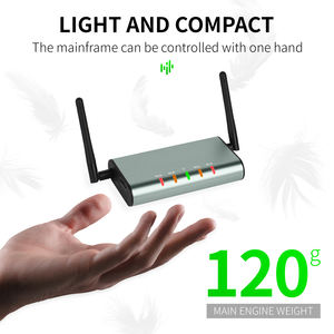 Micrófono dinámico XTUGA UF4600, rango de 164 pies, profesional, UHF, inalámbrico, 4 micrófonos de mano, Metal Sans Fil para uso en Iglesia - Product Image 2