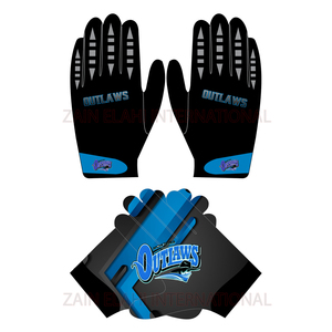 Outdoor White Football Receiver Gloves Wholesale Breathable American Football Gloves OEM New Non <b>Slip</b> UNISEX BREATHABLE Gloves - Product Image 4