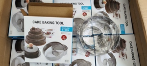 <span class=keywords><strong>Moule</strong></span> à gâteau en acier inoxydable <span class=keywords><strong>pas</strong></span> <span class=keywords><strong>cher</strong></span>, 3 pièces, 4/6/8 pouces, <span class=keywords><strong>rond</strong></span>, carré, en forme de cœur, pour mousse - Product Image 6